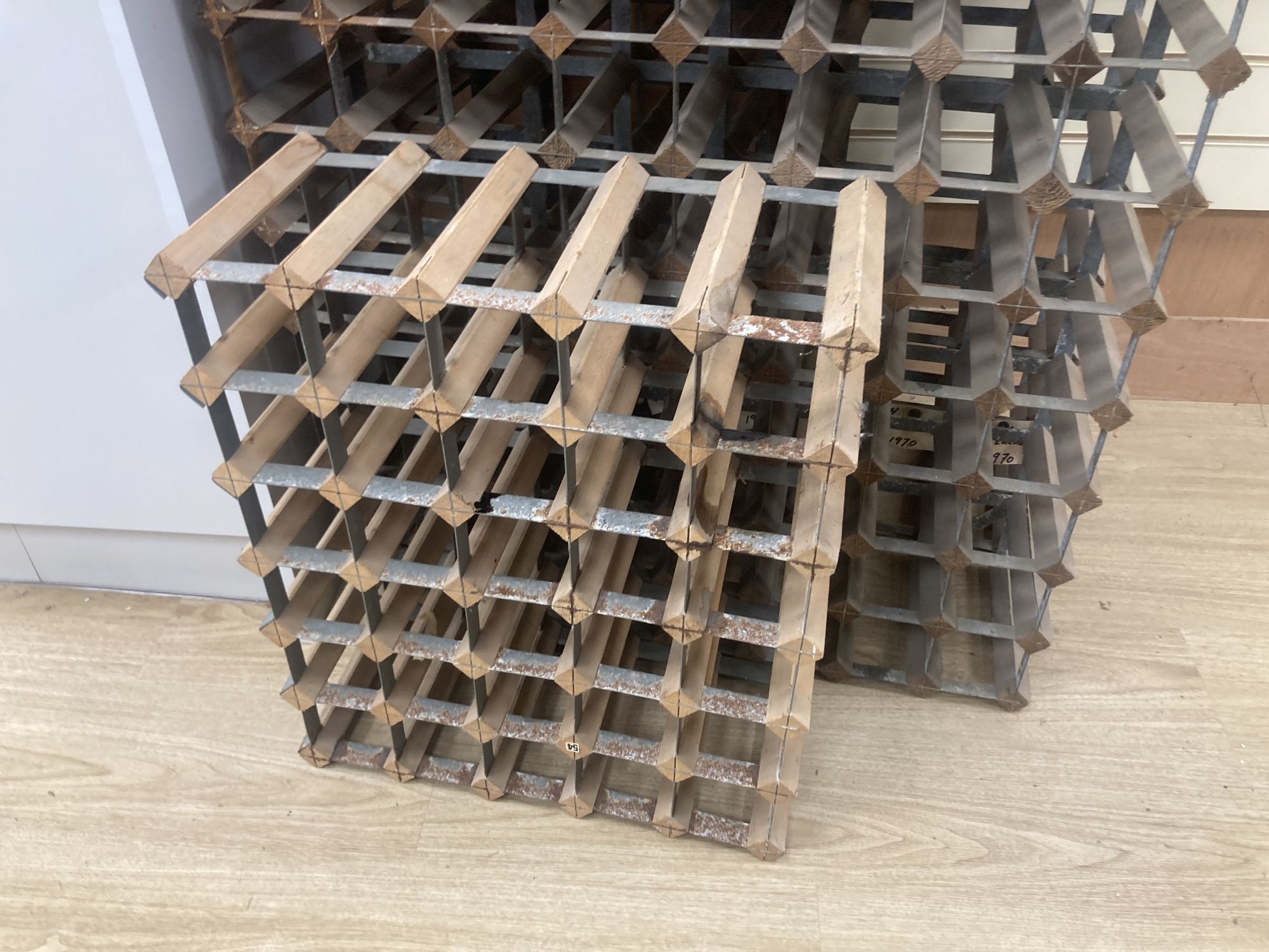 Five wine racks